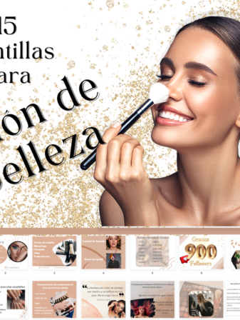 Portada Salón de Belleza canva logo